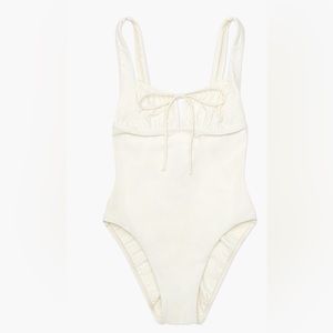 GALAMAAR® Chemise White One-Piece Swimsuit